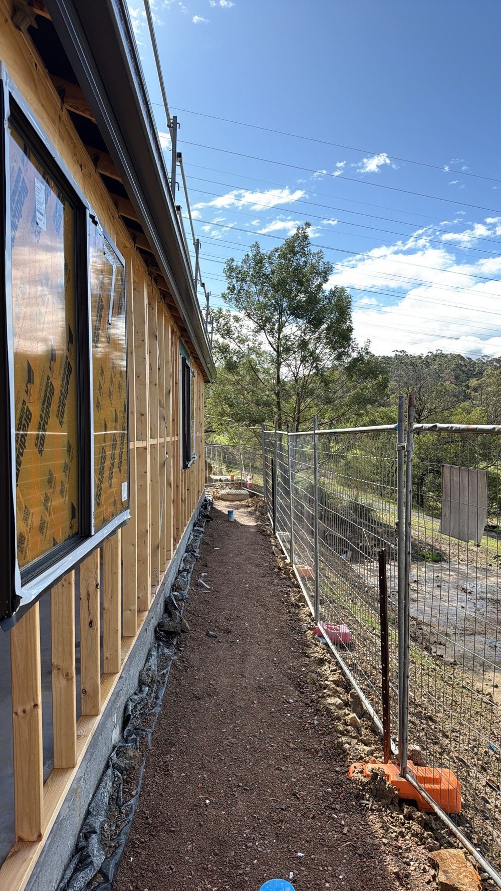Windows installed with no flashings fitted around the openings, found during a frame inspection in Pakenham